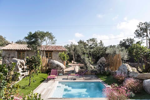 Charming new sheepfold with its private pool