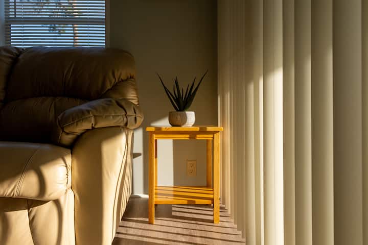 Ვერტიკალური ჟალუზები იძლევა იმდენ ბუნებრივ განათებას, რამდენიც გსურთ.