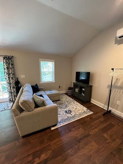 Successful Airbnb property: Cozy Loft Apartment • Private Entry • K Bed • Pool in Charlotte / Concord / Gastonia