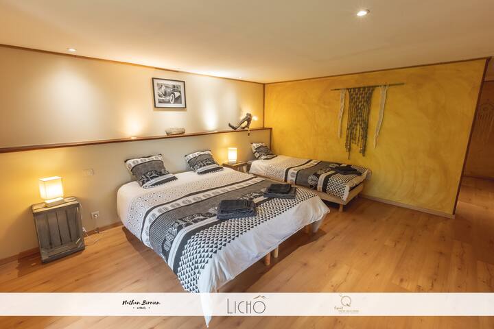 Apartmán Tournesol - spálňa 1
3 lôžka 90x200 