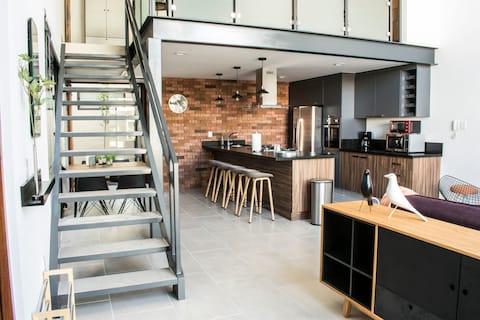Amazing designer loft.