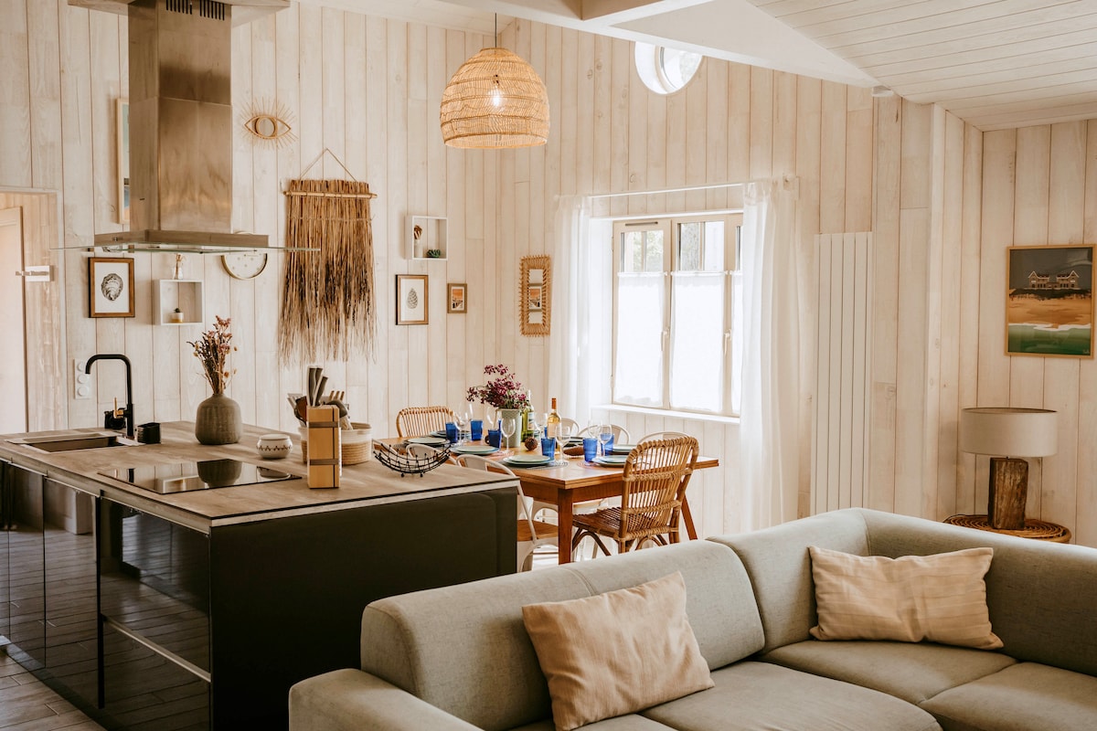 Annonce Airbnb populaire: "Villa Cocotte" 4 * rated, 4 bedrooms à Biscarrosse