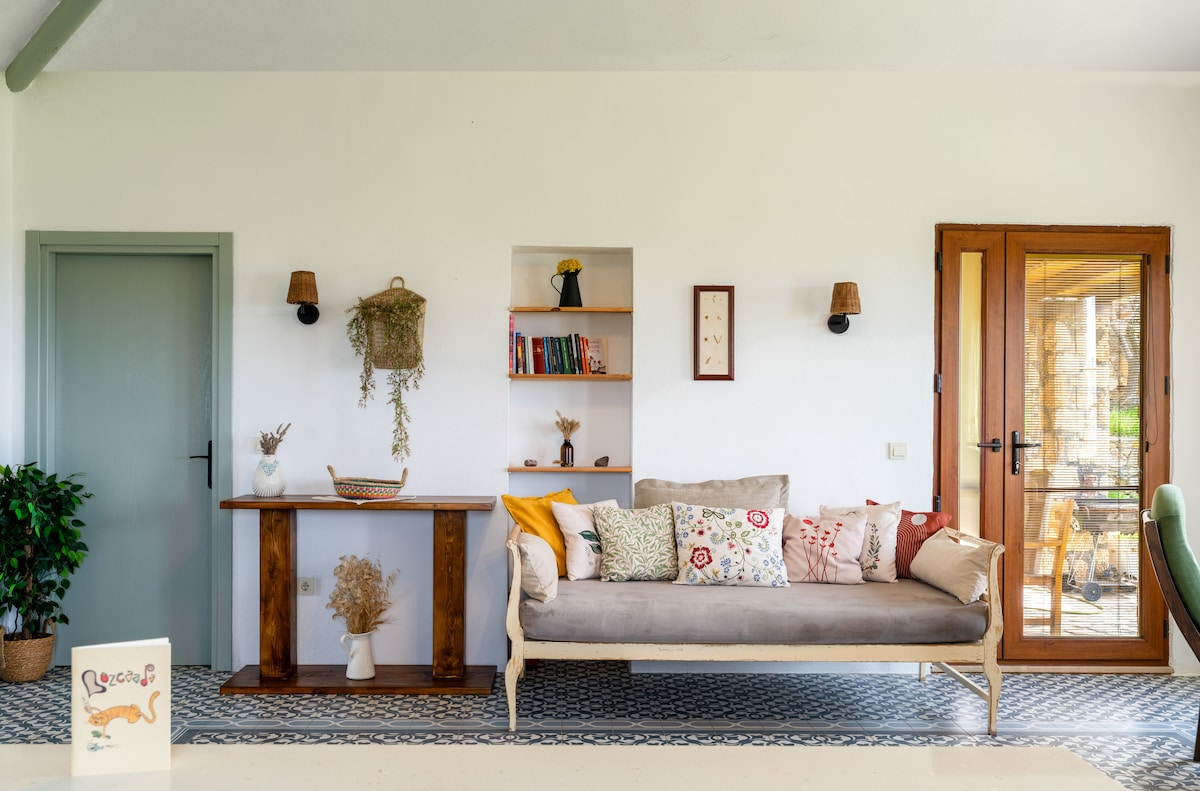 sala de estar del piso de arriba