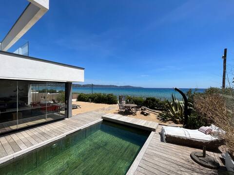 villa Cactus on Cavalaire beach 6 ch pool