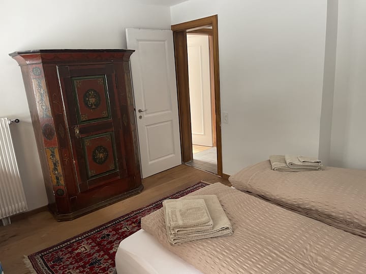 Bedroom (2) with decorative farmer's closet