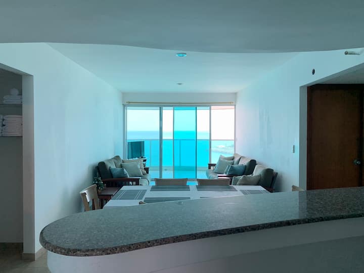 Dpto. Privado Frente Al Mar Con Vista Espectacular - Salinas