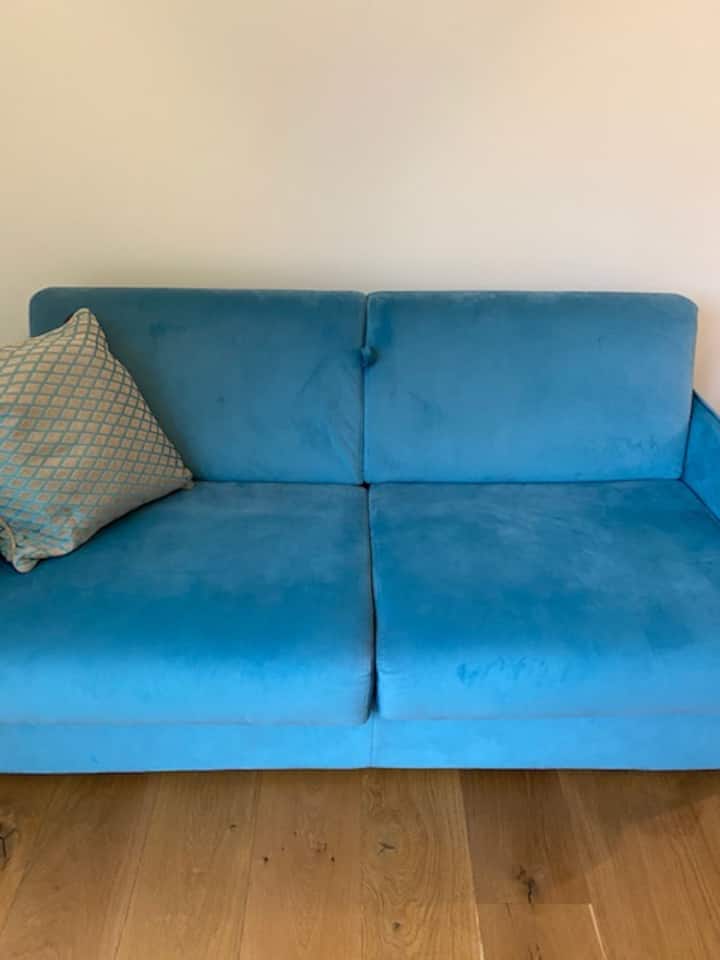 Sofá cama de la empresa Habitat