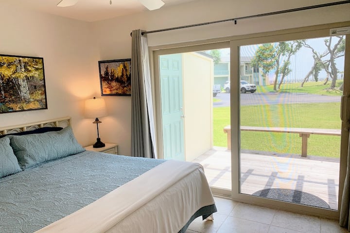 วิวน้ำสวยงามและเข้าถึงดาดฟ้าจากห้องนอน 2