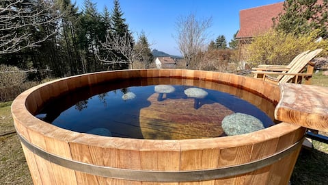 Cottage with Nordic bath and sauna in Dabo