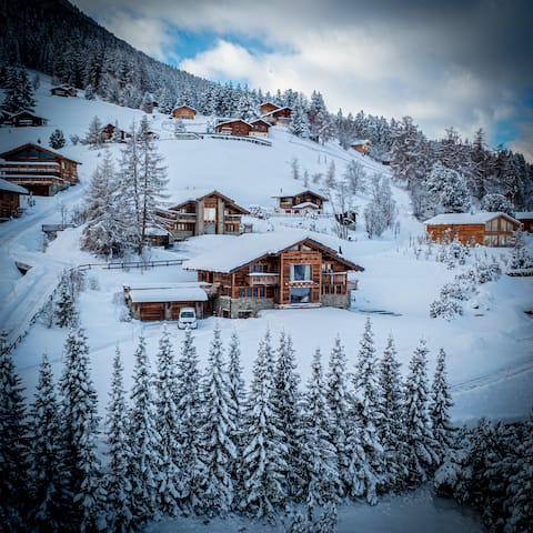 Chalet YOLO Ski in/out - Swimming pool & Jacuzzi
