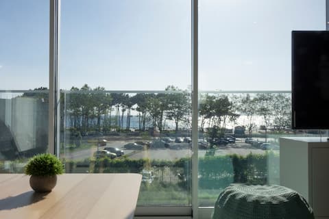 Top Airbnb: Premium apartment with a view of the beach - Onza. en Vigo