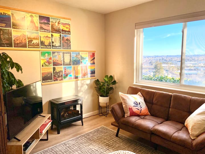 chic, scenic one bedroom apartment in sf bay area