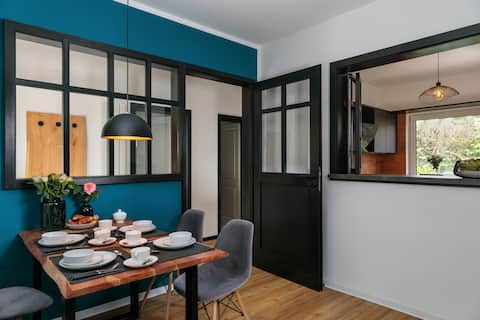 charming Townhouse with Garden, W-LAN & Netflix