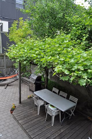 The Red House with backyard in Little Italy gallery image 2