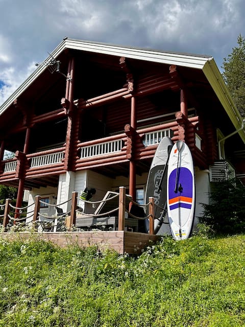 Great views | Large terrace | Remote work space | Lake