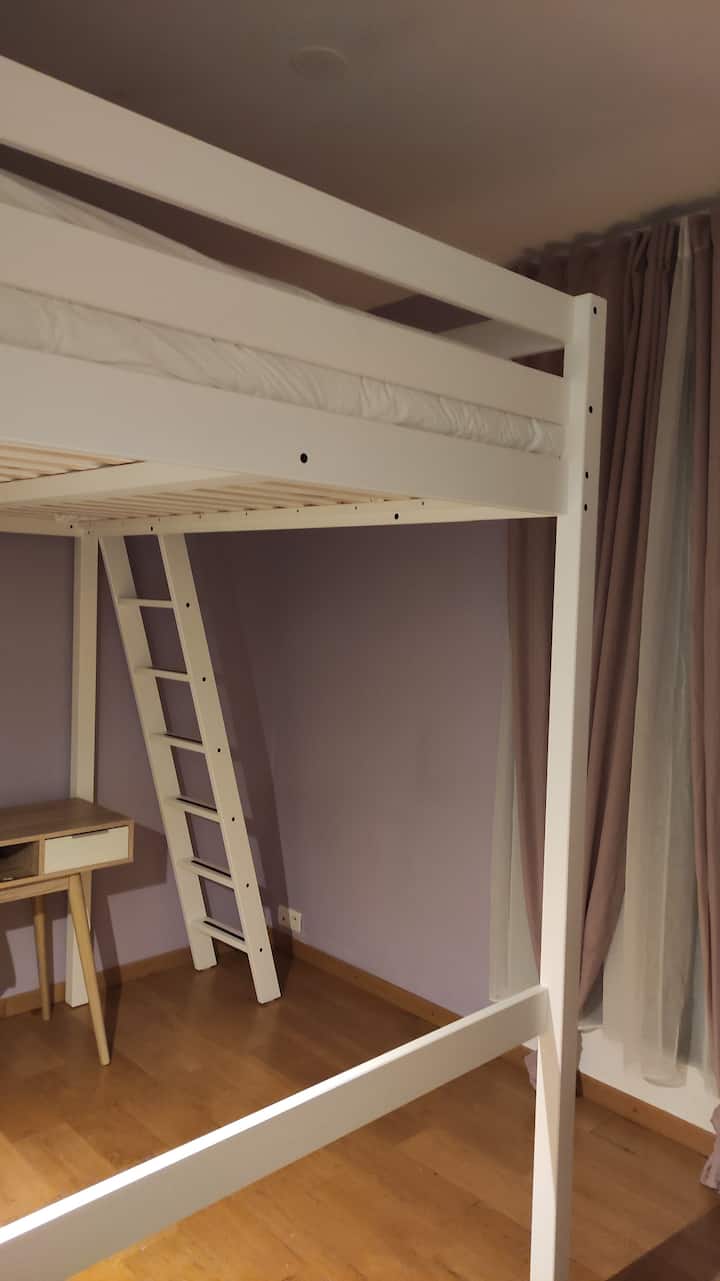 Dormitorio / habitación 4 - piso  
2 plazas mezzanine cama 