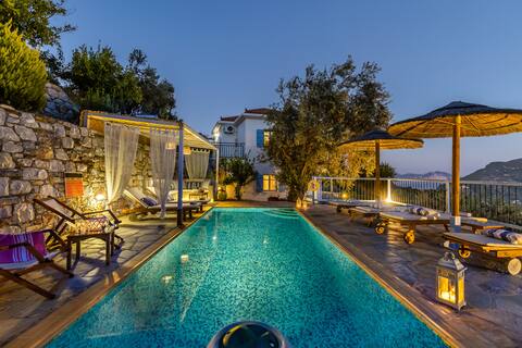 VillaAvaton magnificent sea view and Skopelos town