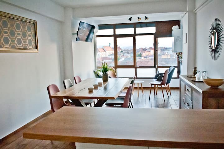 Apt W/ Sauna, Washer&dryer, Amazing View, Free Pkg - Sibiu