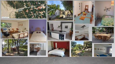 house 50m sea and beach 8 pers 5 bedrooms 150m²