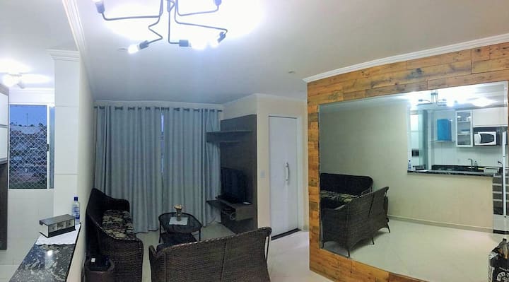 Lindo Apto Amanari, 6 Hóspedes, Completo Com Wifi - São Paulo