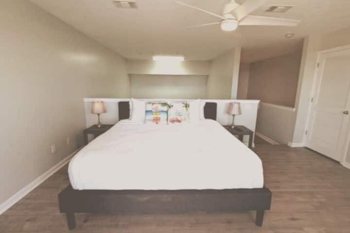 Loft Bedroom with King size bed