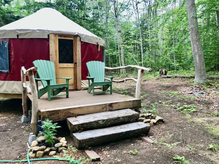 Yurt on Chebeague Island