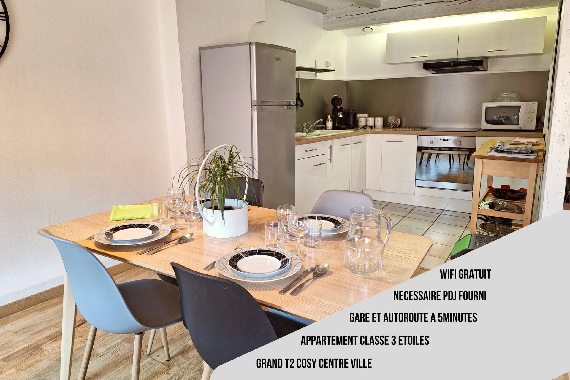 Geräumige und charmante Wohnung am Tor zu Lyon und der Dombes