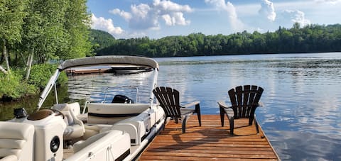 Au Bord du St-Maurice, navigable river, spa, and s