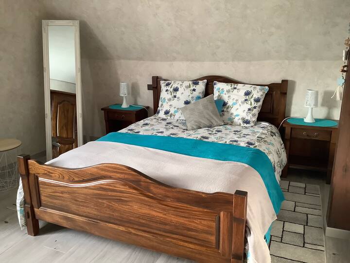 tirkizna soba - krevet 140x190