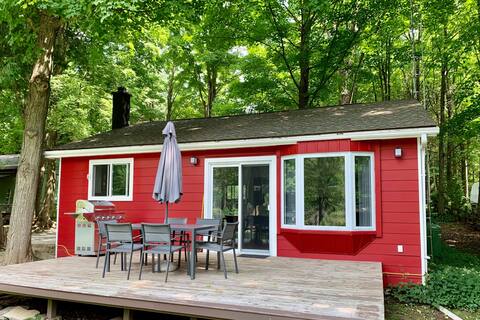 Little Red Cabin on the River