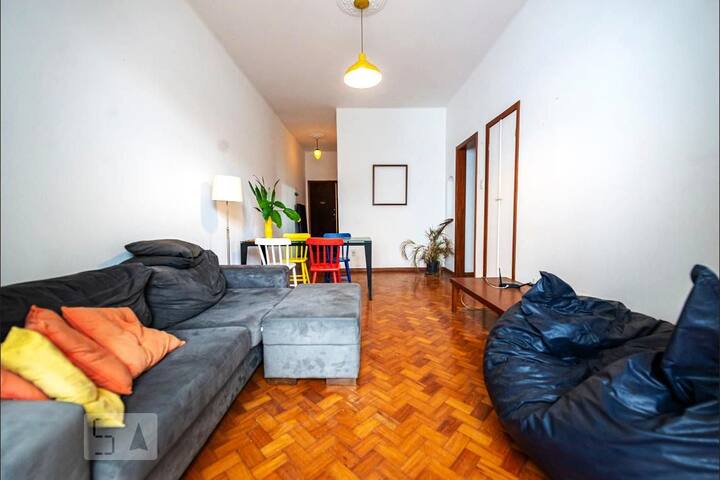 Aconchegante Sala 3 Quartos em Ipanema