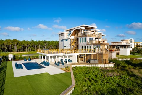 New Modern Waterfront Home w/ Saltwater Pool