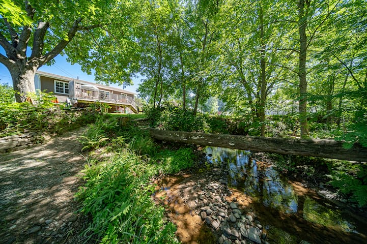 Relax by the stream and explore endless trails!