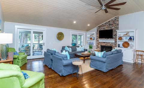 Top Airbnb: 4-BR Fripp Golf Home • Sleeps 12+ in Fripp Island