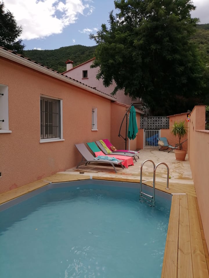 Villa Air-conditioned Vacations, Cure, Amélie /Arles With Swimming Pool Animals Accepted. - Arles-sur-Tech