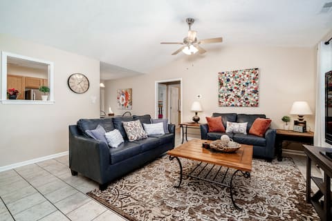 Pet-Friendly 3BR w/ Game Room & King Suite