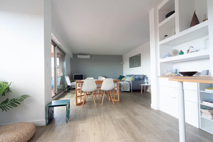 Grand T4 Classé, Vue Mer, Clims, Calme Et Sécurisé - Toulon