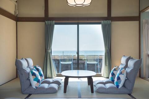 "Time and space ~ welcome ~" From the jacuzzi, want to see the beach of Inasa, and meet your true se