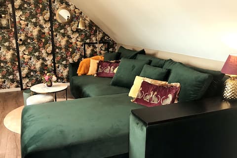 Top Airbnb: Lilla Lövhagen - Luxury apartment with private hot tub in Hallands