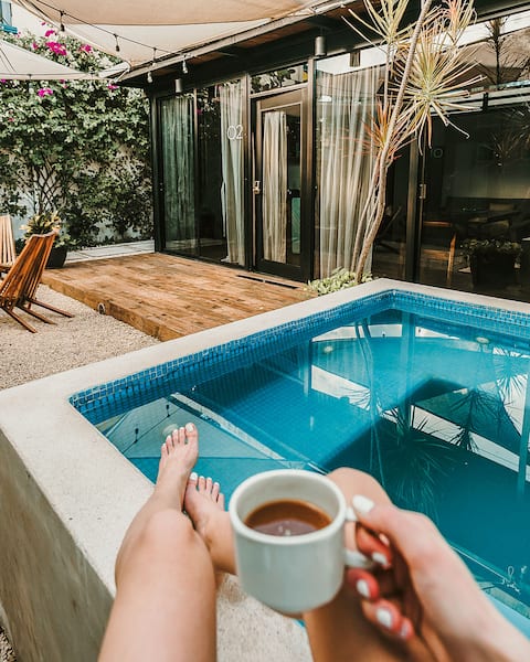 Popular Airbnb listing: Casa Ka’an · 2 Studios with Private Pool in Gonzalo Guerrero