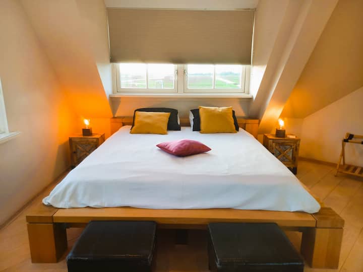 Kingsize in de ensuite