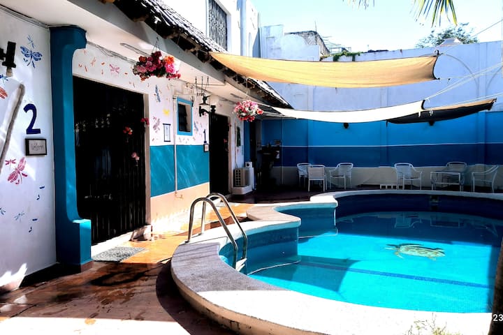 Casa Turix Céntrica +Alberca+a/c - Cancún