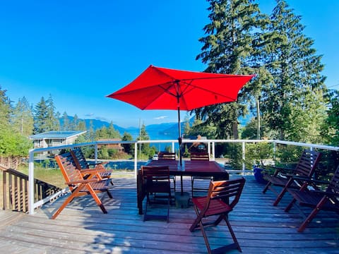 West Coast Getaway with Amazing Inlet View