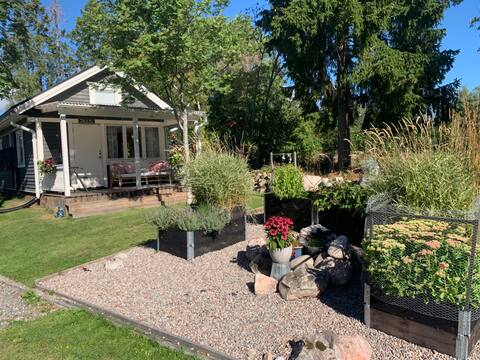 Scenic accommodation with lake views in Sandviken