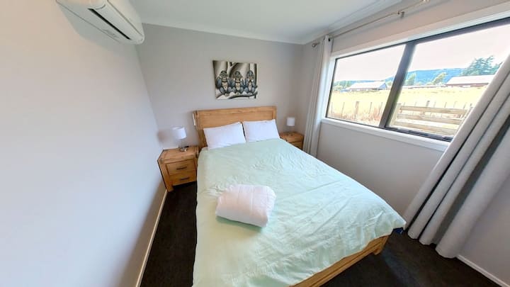 Queen Bedroom with Heat Pump