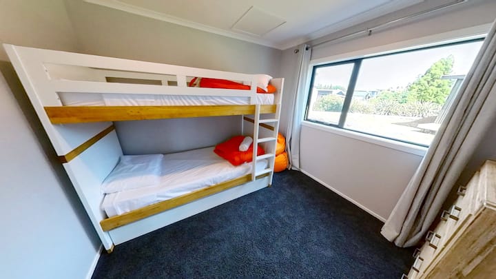 Bunk room, with trundler bed