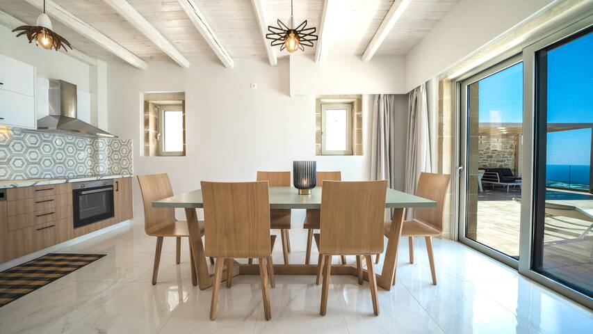 Luxury Villa Alkinoos, private pool, Sea view, BBQ gallery image 3