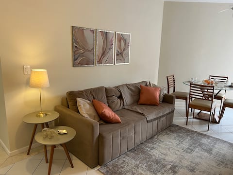 Top performing Airbnb: Apartment in Jurerê Decorated and Close to the Beach in Jurere Leste