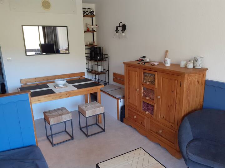 Studio Cabin 28m2 Pégase 4 Pers -1*- Balcony South Piste View High Floor - Le Corbier