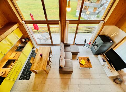 Chalet Breithorn Loft Apartment with Jacuzzi -  B